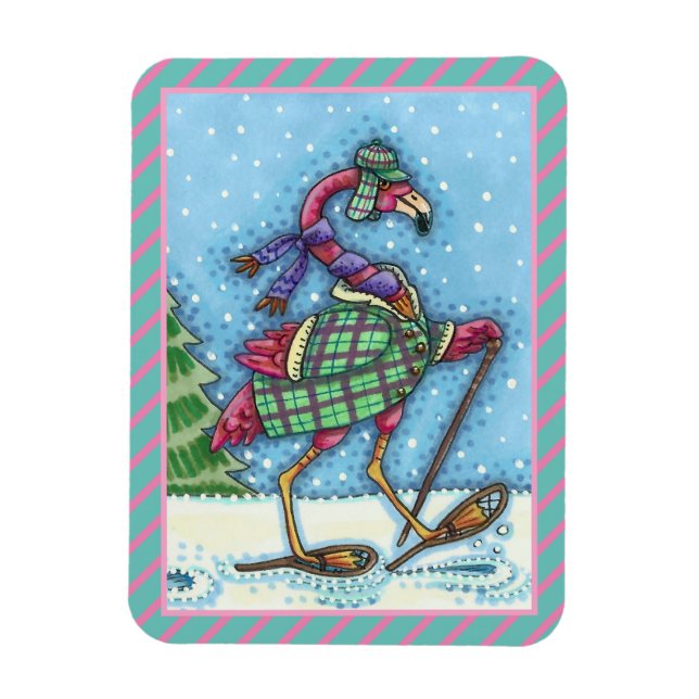ÍMÃ VINHOS DE NEVE, FLAMINGO DE PINCO, NATAL DE GOLPE (Vertical)
