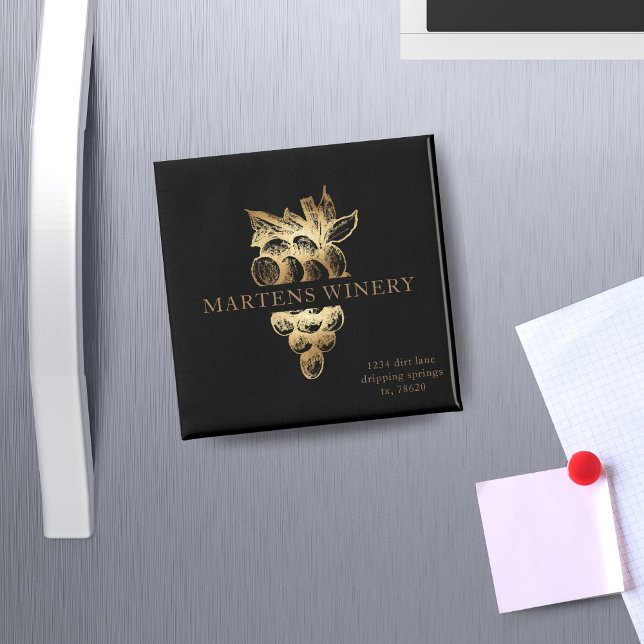 Imã vinificação, uvas de ouro (Criador carregado)