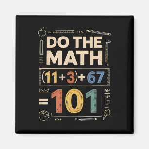 Imã Vintage 100 Dias Escola Equação Matemática Faça a