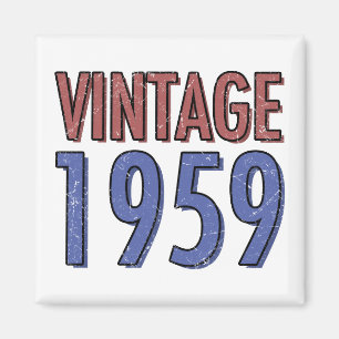Imã Vintage 1959 60th Birthday