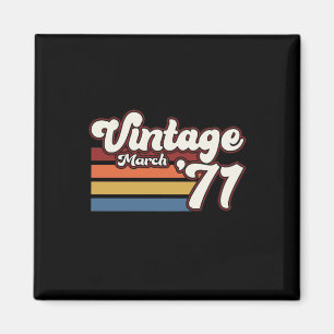 Imã Vintage 1971 50th Birthday March
