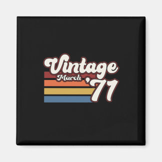 Imã Vintage 1971 50th Birthday March