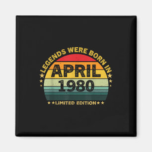 Imã Vintage 45º Aniversário Lendas Foram Nasceres No D