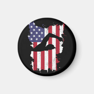 Imã Vintage 4 De Julho Dos Estados Unidos Bandeira Nad