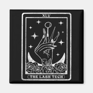 Imã Vintage A Placa De Tarot Lash Tech No Lash Tech , 