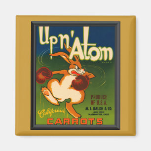 Imã Vintage Ad Carrots