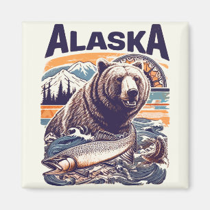 Imã Vintage Alaska Nature