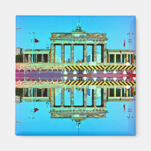 Imã Vintage Alemanha Berlin Brandenburg Gate