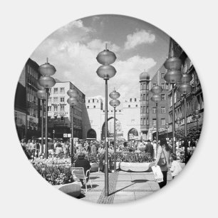 Imã Vintage Alemanha Munich Towngate Karistor