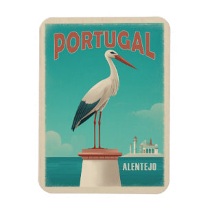 Ímã Vintage Alentejo Portugal Viagem