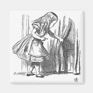 Imã Vintage Alice no país das maravilhas que procura 