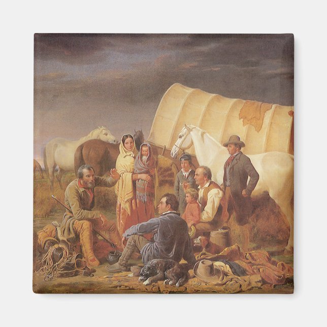 Imã Vintage American West, Advice on Prairie, Ranney (Frente)