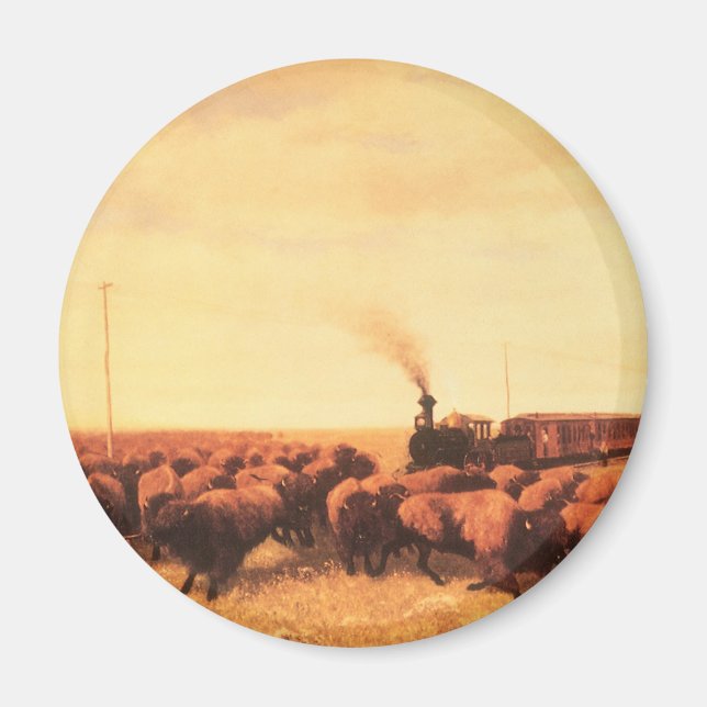 Imã Vintage American West, detido pelo NH Trotter (Frente)