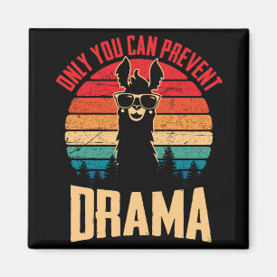 Imã Vintage Apenas Você Pode Impedir Drama Llama