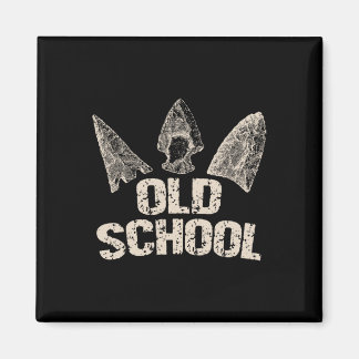 Imã Vintage Arrohead Caçando Arqueiro Escolar Antigo