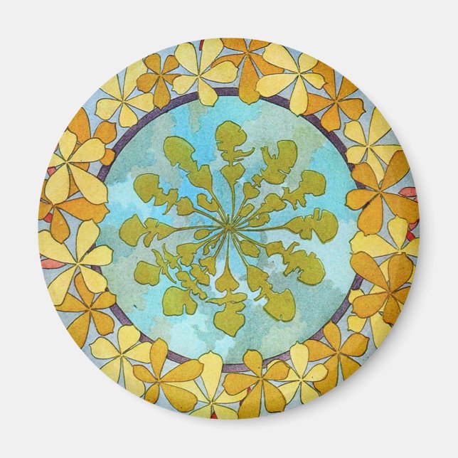 Imã Vintage Art Nouveau (Frente)