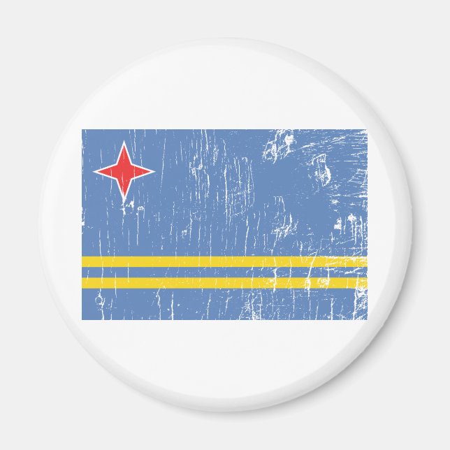 Imã Vintage Aruba (Frente)