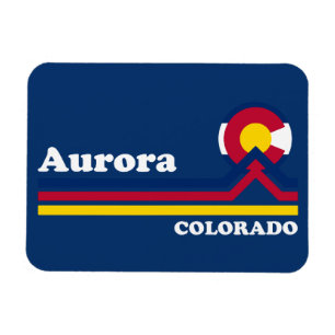 Ímã Vintage Aurora Colorado