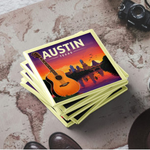 Imã Vintage Austin Texas