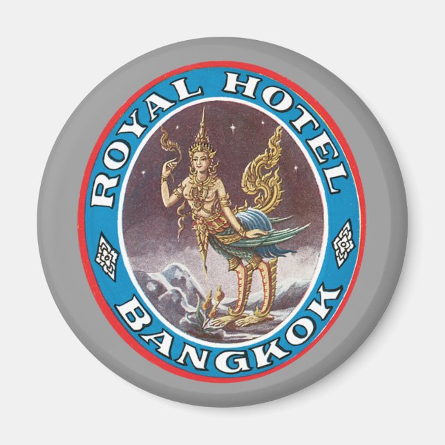 Imã Vintage Bangkok Tailândia (Frente)