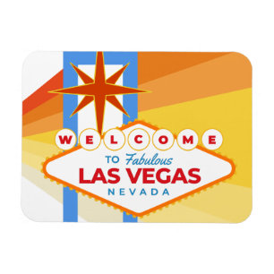 Ímã Vintage Bem-vindo a Las Vegas