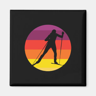 Imã Vintage Biathlon I Winter Sports Cross-country Ski