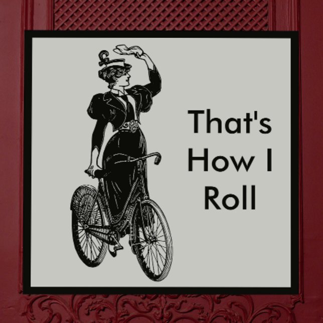 Imã Vintage Biciclist (Criador carregado)