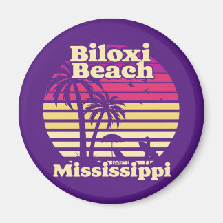 Imã Vintage Biloxi Beach Mississippi