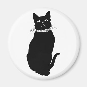 Imã Vintage Black Cat