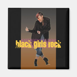 Imã Vintage Black Girls Rock