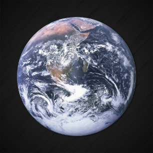 Imã Vintage Blue Marble Earth Foto