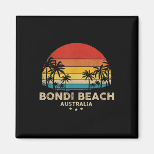 Imã Vintage Bondi Beach - Austrália Beach Souvenir