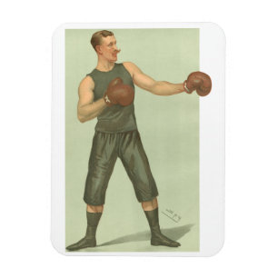 Ímã Vintage Boxer com Trunfos Verdes Longos