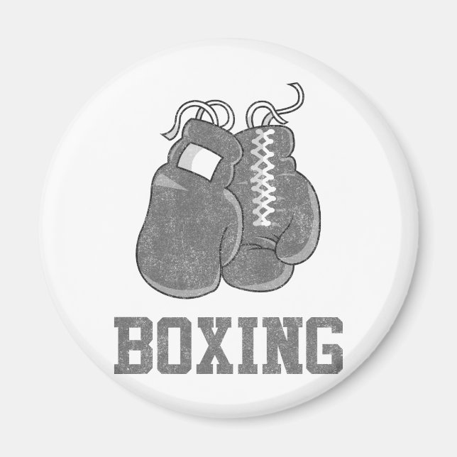 Imã Vintage Boxing (Frente)