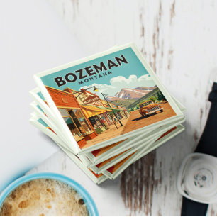 Imã Vintage Bozeman Montana