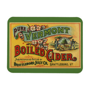 Ímã Vintage Brattleboro Jelly Boilly Cider Vermont