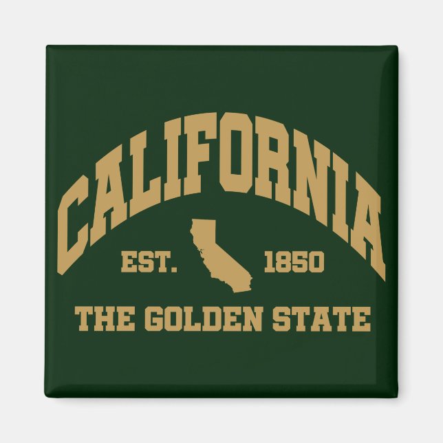 Imã Vintage California (Frente)