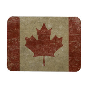 Ímã Vintage Canada Flag