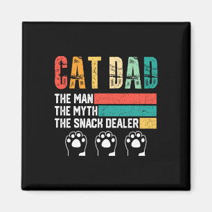 Imã Vintage Cat Pai O Homem Que O Mito Vendedor De Inv
