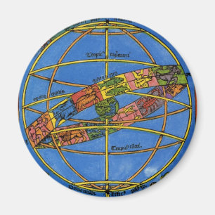 Imã Vintage celestial, astrónomo Claudius Ptolemy