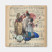 Vintage Children & Floral Collage