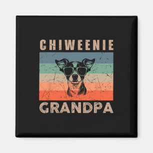 Imã Vintage Chiweenie Dog Avô dá presentes para Homens