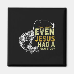 Imã Vintage Christian Pai Pescarando Até Jesus Tinha F