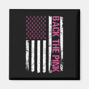 Imã Vintage Ck O Cancer De Mama Da Bandeira Americana 
