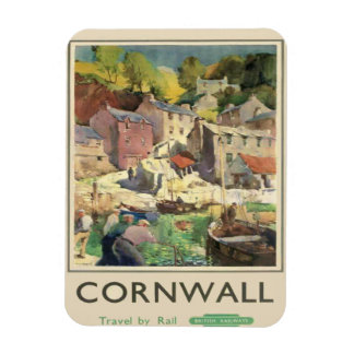 Ímã Vintage Cornwall Viagem por Rail Imã de geladeira