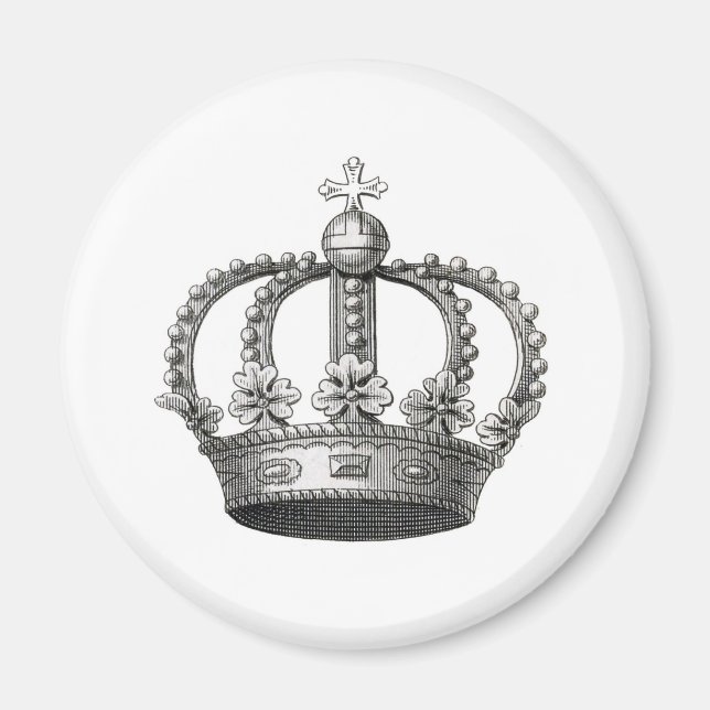Imã Vintage Crown (Frente)