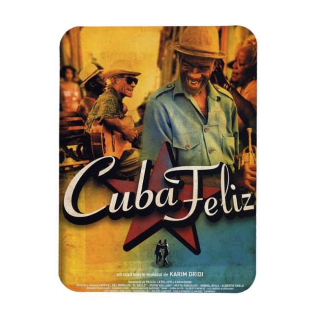 Ímã Vintage Cuba: Iman Nevera Musicos RetroCharms (Vertical)