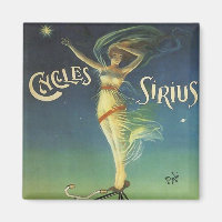Vintage Cycle Sirius Bicycle Poster