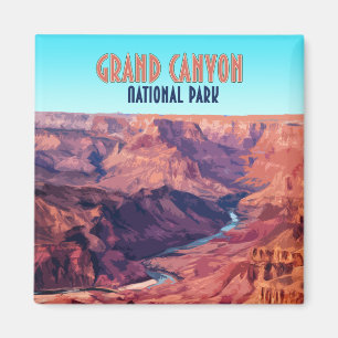 Imã Vintage da arizona do parque nacional do Grand