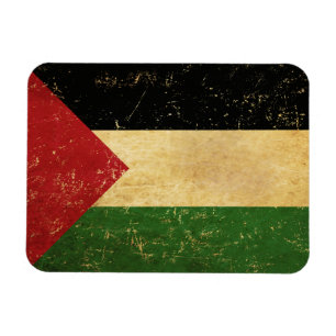 Ímã Vintage da Sinalizador Palestiniana